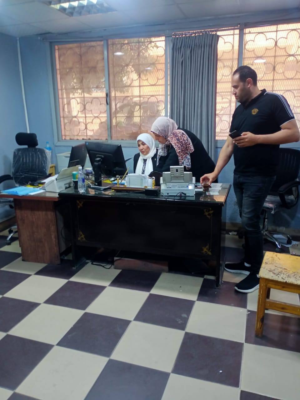 استمرار الجولات الميدانية لرئيس مركز ومدينه بلقاس والمرور على جميع المواقف 