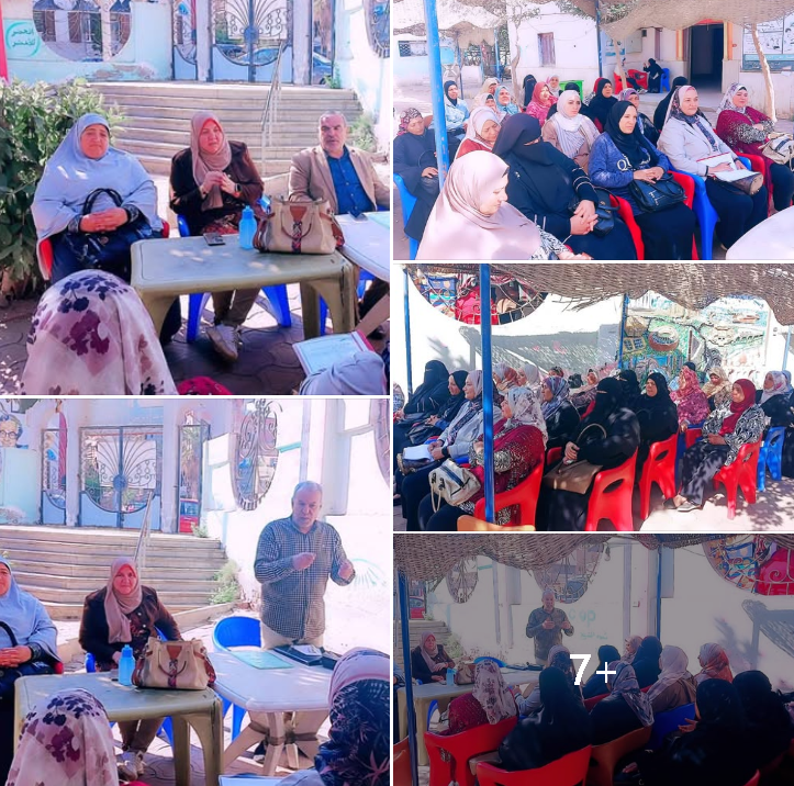 ندوة تثقيفية عن الابتزاز الالكتروني واجتماع للمعينين الجدد بادارة ميت غمر