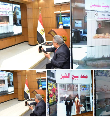 محافظ الدقهلية يتابع انتظام العمل بمنافذ الخبز المدعم 