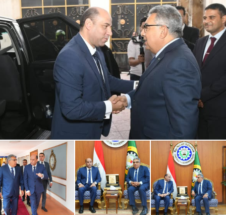 محافظ الدقهلية يستقبل وزير العمل
