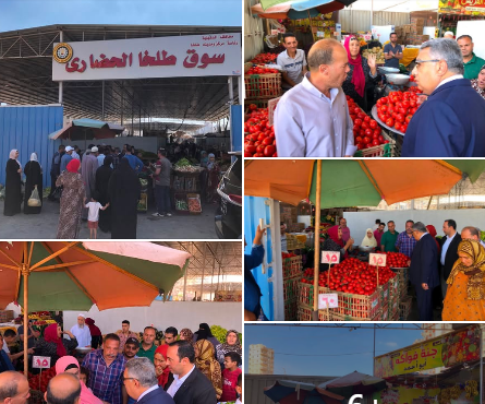 محافظ الدقهلية يتفقد سوق طلخا الحضاري