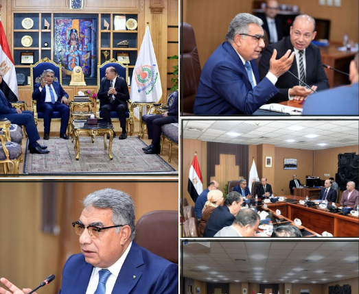 محافظ الدقهلية في الاجتماع الدوري لمجلس جامعة المنصورة