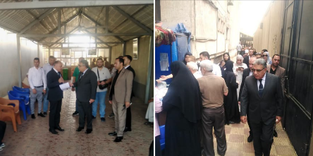 محافظ الدقهلية يتفقد إدارات الديوان العام