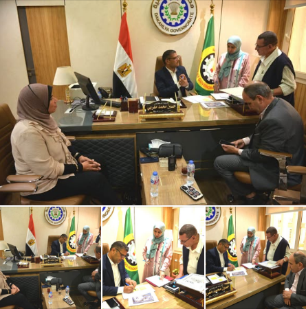 نائب المحافظ يعقد اجتماعًا لمتابعة إجراءات تطوير موقع الحملة الميكانيكية للديوان العام