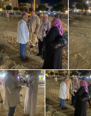 محافظ الدقهلية يتفقد أعمال تطوير حديقة مسجد النصر المفتوحة بحي شرق المنصورة