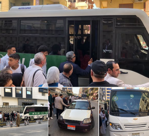 محافظ الدقهلية يتابع حركة الركوب بموقف السرفيس بشارع جيهان بالمنصورة