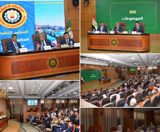 محافظ الدقهلية يترأس اجتماع المجلس التنفيذي للمحافظة