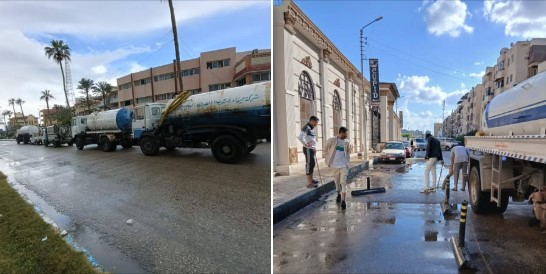 محافظ الدقهلية يتابع جهود التعامل الفوري مع سقوط الأمطار ورفع تجمعات المياه في مراكز ومدن المحافظة