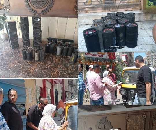 جهود المراكز والمدن والأحياء في التصدي لظاهرة التلوث السمعي والنباشين