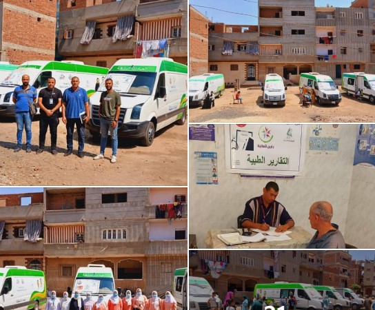 القافلة الطبية المجانية بميت العز مركز ميت غمر