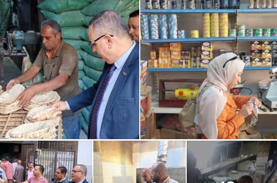 حملات تموينية تفتيشية مفاجئة وضبط 2 طن تقريبا منتجات متنوعة وسلع مجهولة