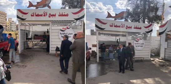محافظ الدقهلية يتفقد المعرض الدائم للسلع الغذائية بشارع قناة السويس بالمنصورة