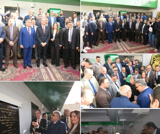 محافظ الدقهلية ووزير الاتصالات وتكنولوجيا المعلومات يفتتح مكتب بريد المنصورة الرئيسى بعد تطويره