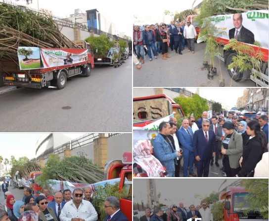محافظ الدقهلية يشهد استلام الدفعة الرابعة من الأشجار ضمن مبادرة 100 مليون شجرة