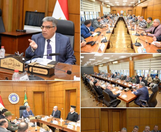 محافظ الدقهلية يعقد اجتماعا موسعاً لاستعراض الاستعدادات النهائية لاستقبال الناخبين للتصويت في جولة الإعادة 