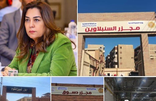 وزيرة التنمية المحلية تعلن التشغيل التجريبى لـ4 مجازر بالمنوفية والدقهلية وكفر الشيخ