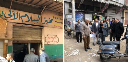 محافظ الدقهلية يتفقد المخابز بمدينة المنصورة