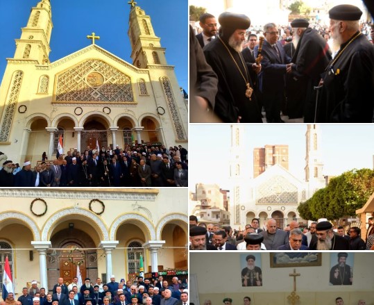 محافظ الدقهلية يقدم التهنئة بعيد الميلاد المجيد بمطرانية ميت غمر ودقادوس