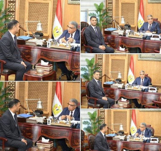 اللواء طارق مرزوق محافظ الدقهلية يستقبل نائبه الجديد في أول يوم عمل