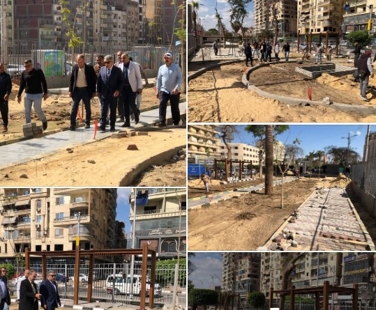 محافظ الدقهلية يتابع أعمال إنشاء حديقة "جوهرة المنصورة"بحي غرب 
